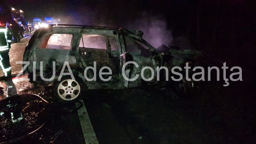 Trei persoane rănite după ce un autoturism și un microbuz s-au ciocnit, în Constanța