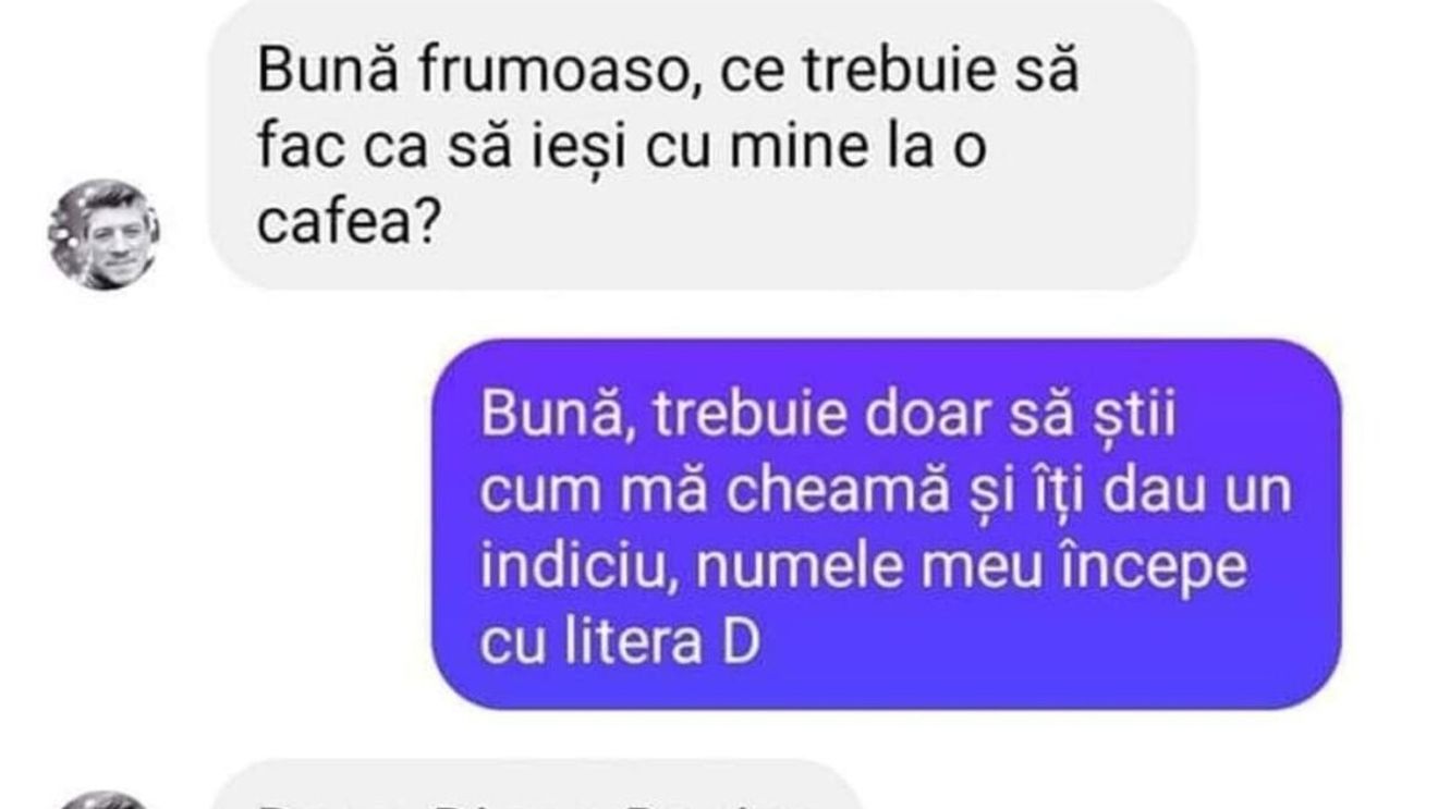 BANCUL ZILEI | "Ce trebuie să fac ca să ieși cu mine la o cafea?"