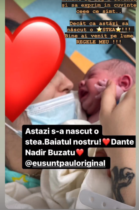 Paul de la ”Puterea Dragostei” a devenit tătic pentru prima dată: ”Nu am putere să leg două cuvinte”