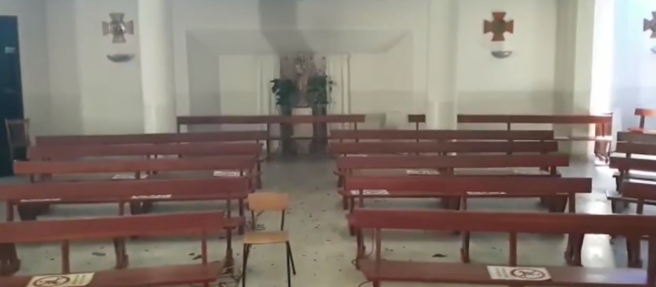 Imaginile surprinse de un preot român cu o biserică devastată, după explozia din Beirut. „Am crezut că e avion”