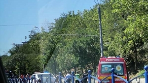 Sfârșit îngrozitor pentru un copil de zece ani din Capitală. A fost lovit din plin de un motocicletă. FOTO