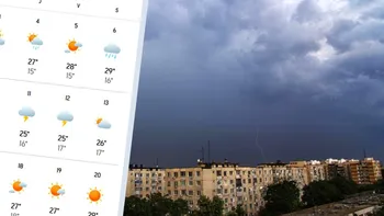 Meteorologii Accuweather au modificat prognoza. Câte zile plouă în luna iunie 2026, în București