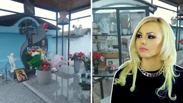 Mormântul Denisei Răducu a ars ca o torță. Imagini șocante de la cimitirul din Ștefănești