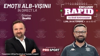 „EXCLUSIV RAPID” revine astăzi! Cristian Șoaita, invitat după înfrângerea dură din derby-ul cu FCSB