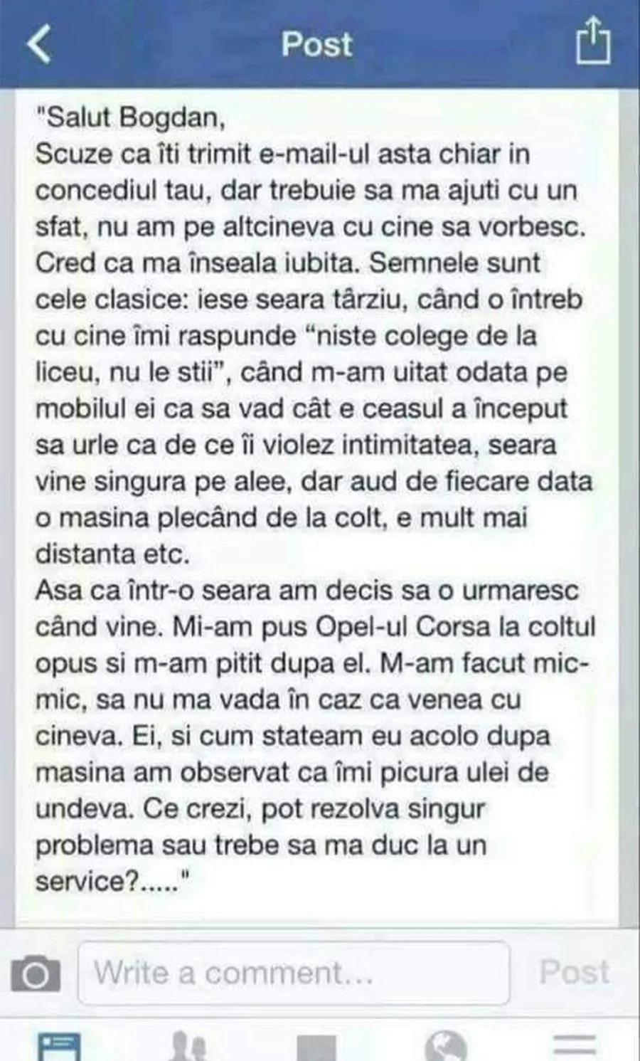 banc iubita ma insala complet