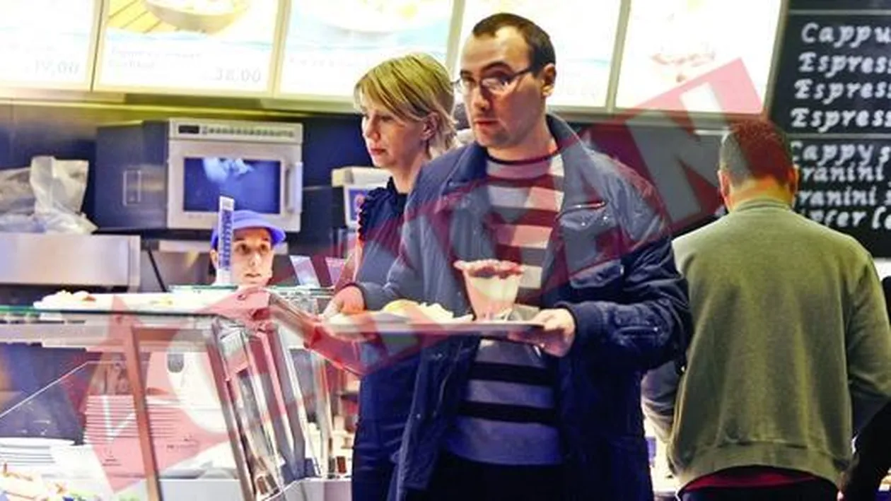Raluca Turcan, la fast-food cu sotul