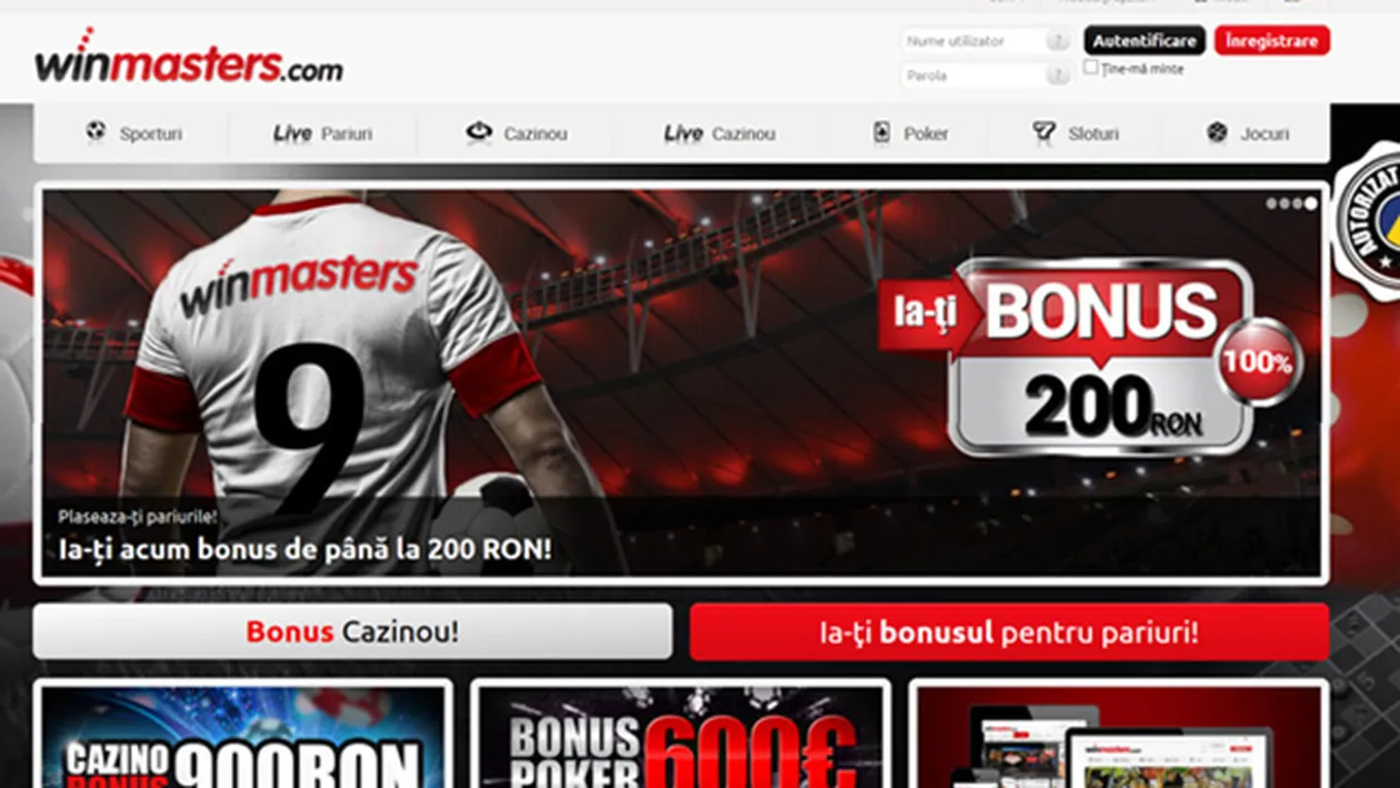 Câştig uriaş la pariuri sportive. Cu cinci meciuri pariate pe winmasters.com, a luat 25.000 lei FOTO