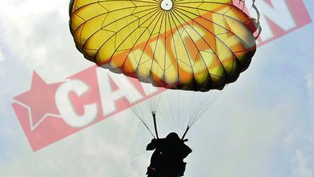 Sare cu parasuta la 84 de ani