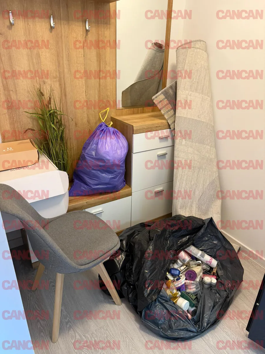 Mizerie de nedescris în apartamentul unde Calina a locuit în chirie.