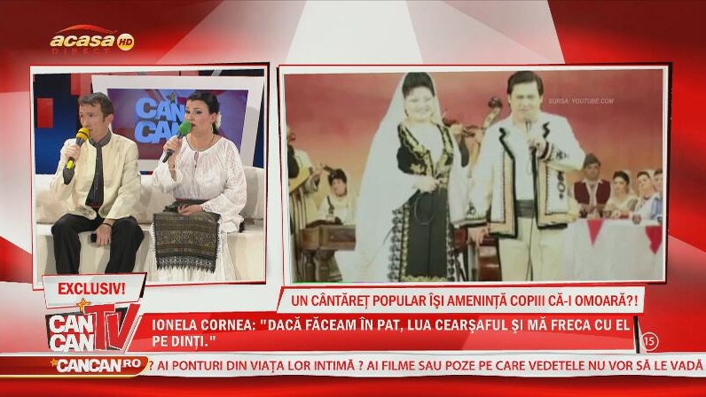 Ionela şi Iulius, copiii cântăteţului Marin Cornea, fac acuzaţii grave: "Ne bătea cu lantul de la câini, până ne dădea sângele"
