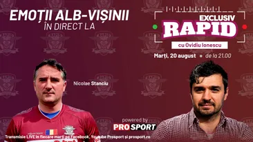 EXCLUSIV RAPID împlinește un an, iar legendarul Nae Stanciu este invitatul special al lui Ovidiu Ionescu în această seară