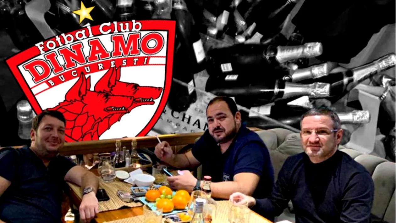 Șeicul Tahnoon Nimer a venit la Bucureşti să cumpere Dinamo! Imaginile sunt fabuloase: milionarul Alex Sadagorschi şi nepotul lui Ceauşescu s-au ”scăldat” în șampanie fină VIDEO EXCLUSIV