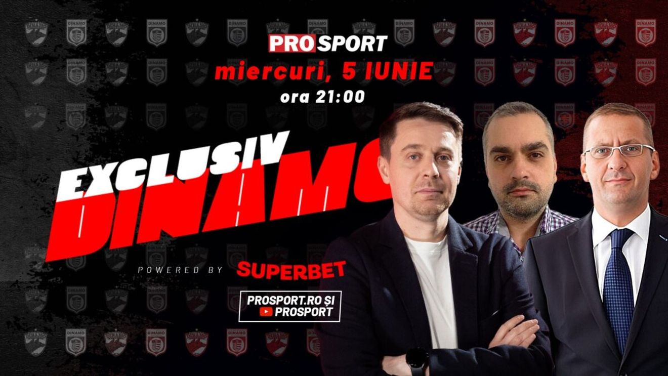 EXCLUSIV DINAMO, miercuri, de la ora 21. Răzvan Zăvăleanu și jurnalistul Alexandru Brădescu sunt invitații lui Cătălin Mureșanu