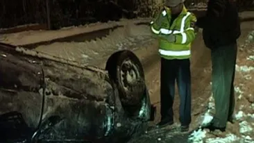 A zburat 20 de metri cu masina si s-a oprit pe faleza Dunarii