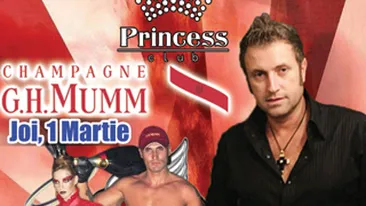Bote va da martisoare de sampanie tuturor femeilor, in Princess Club!