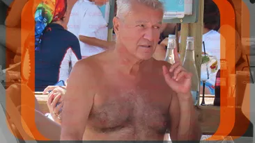 „Don” Bittman (64 de ani), la bustul gol, a făcut un șpriț corespunzător în Mamaia. Companie selectă și discuții la nivel înalt, direct de pe șezlong