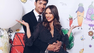 Adela Popescu și Radu Vâlcan și-au botezat astăzi băiețelul, pe micuțul Andrei