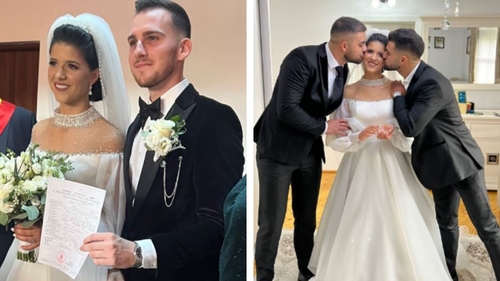 Bucurie mare în familia lui Culiţă Sterp! Sora artistului se mărită. VIDEO