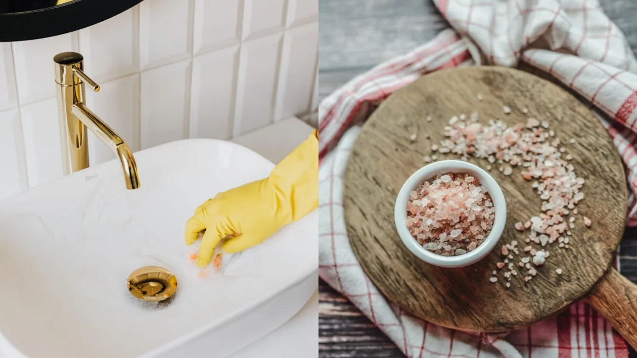 De ce este bine să torni sare în chiuvetă, în fiecare seară? Trucul inedit care te salvează de neplăceri