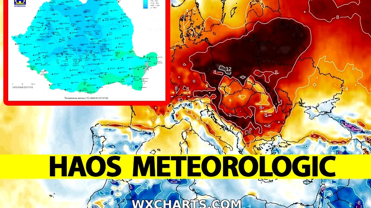 ANM anunță haos-ul meteorologic! Vremea o ia razna în toată România