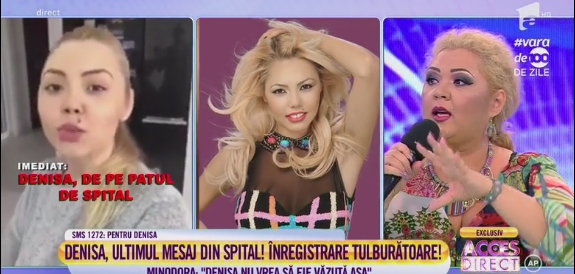 Minodora a adus o veste bună despre starea Denisei Manelista