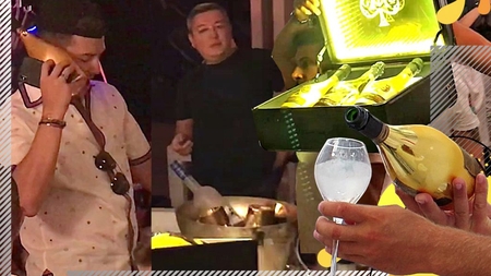 Fentosanii din ”Brigada Nepoții” au cheltuit 40.000 € într-un singur weekend pe șampanii Armand de Brignac!
