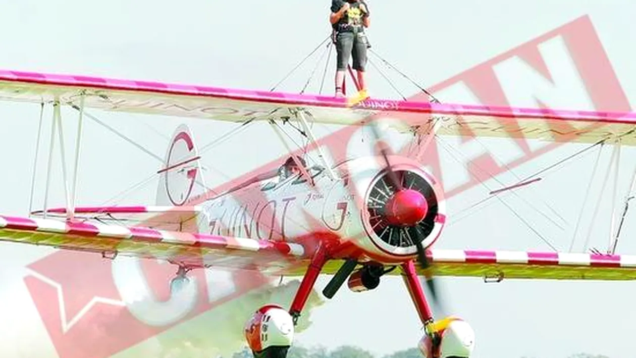 Zboara calare pe avion!