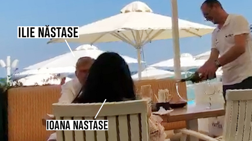 Ilie și Ioana Năstase, șpriț romantic pe malul mării