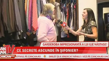 Nu le mai incap hainele in dressing! Ilie Nastase si Brigitte se extind cu dulapurile intr-o camera de 100 de metri patrati