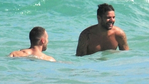 Ricky Martin, in vacanta cu iubitul