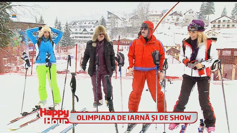 Haos pe partia de schi cu Palade, Ţociu, Jasmine şi Cocuţa! Imagini de senzaţie cu gaşca veselă pe pârtie!