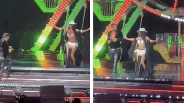 Cristina Pucean, show incendiar lângă celebrul artist bulgar. Ce urare i-a făcut Azis de ziua ei de naștere