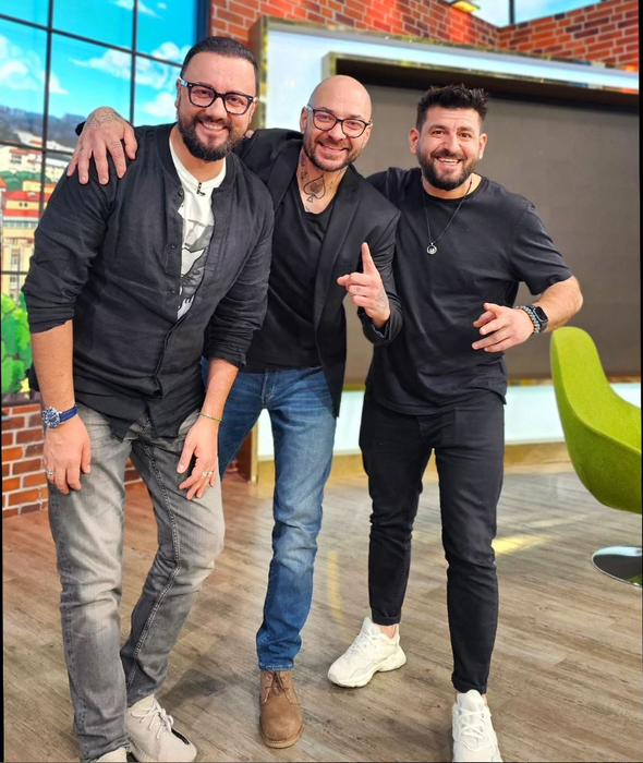 Cristi Mitrea, anuzat, între Măruță și Ciucă (Foto: Instagram)