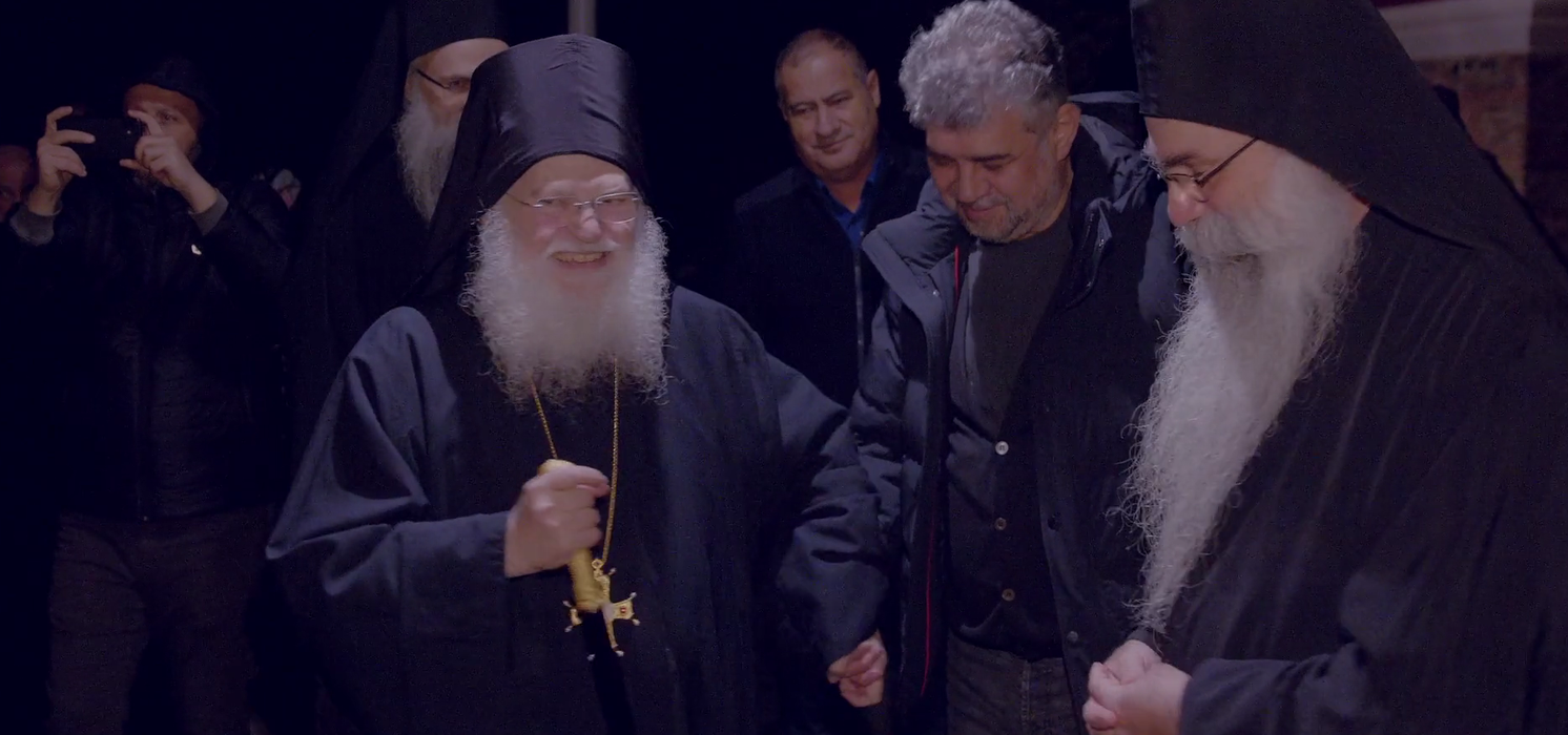 Marcel Ciolacu a plecat la muntele Athos, de ziua lui/ Sursa foto: Captură video orthodoxianewsagency.gr