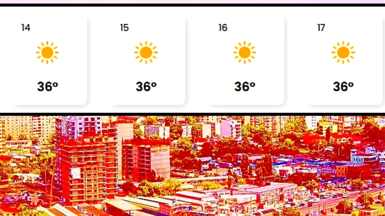 Nu am scăpat! Meteorologii Easeweather anunță pe ce dată se întoarce canicula în București și în celelalte orașe din România