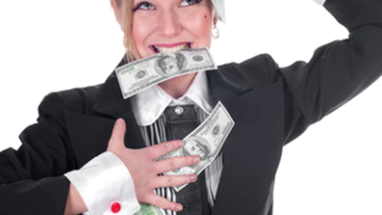 SALARIU DE CRIZA! O secretara castiga 6.200 de lei pe luna si o prima de Paste mai mare decat salariul unui profesor!