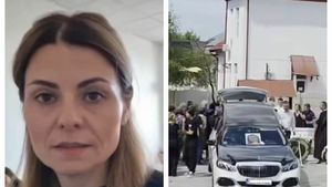 Jale și durere la înmormântarea Silvanei Dogaru. Profesoara din Craiova, condusă pe ultimul drum