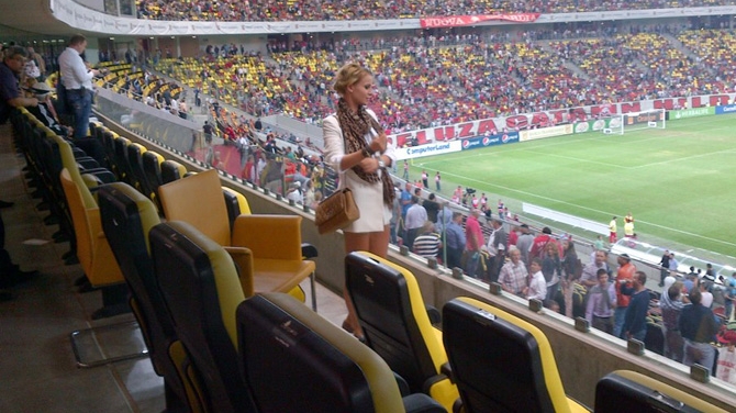 Marina Dina s-a intalnit din nou cu Lionel Messi!