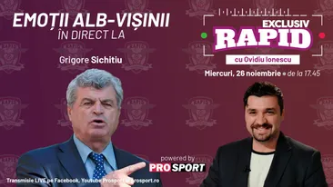 Rapid e pe primul loc în liga 1, iar noi vă așteptăm la EXCLUSIV RAPID de la 17:45, în direct pe YouTube - ProSport!