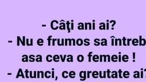BANCUL DIMINEȚII | „Câți ani aveți, stimată doamnă?”