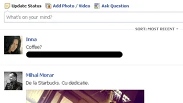 Mihai Morar vrea sa o impresioneze pe Inna! I-a cumparat o cafea in aceasta dimineata! Vezi ce mesaj i-a transmis!