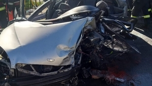 Accident grav cu cinci morți pe DN1, în dreptul localității Nistorești. Traficul este complet blocat şi deviat prin Breaza. FOTO