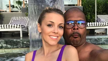 Andreea Ibacka, soţia lui Cabral, filmată în sânii goi şi în braţele altui bărbat