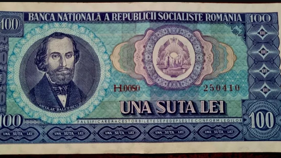Amintiri din trecut. La ce preț se vinde o bancnotă de 100 de lei din 1966, cu chipul lui Nicolae Bălcescu, acum, în 2023