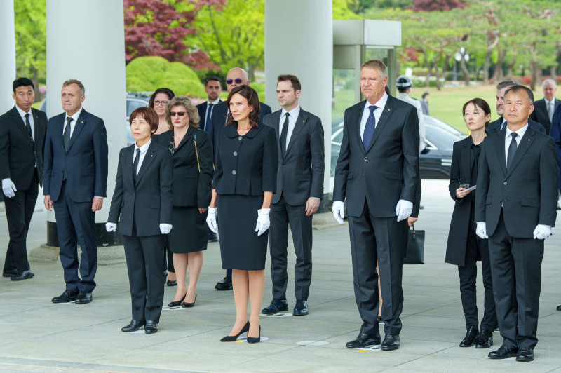 Carmen și Klaus Iohannis, vizită diplomatică în Coreea de Sud /Foto: Administrația Prezidențială