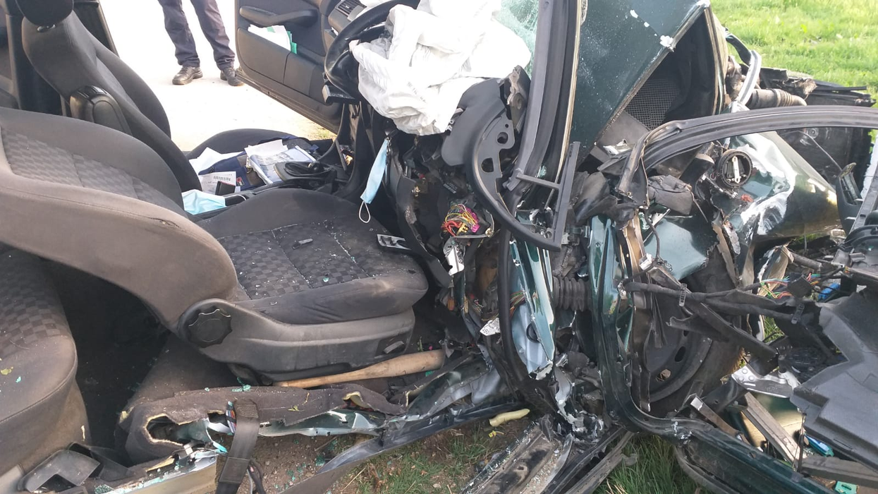 Accident horror în Teleorman! Un tânăr de 26 de ani a murit strivit. FOTO
