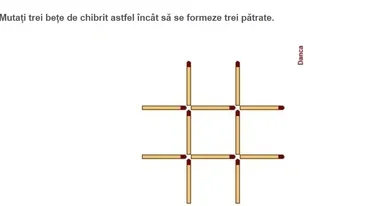 Crezi că eşti inteligent? Exercițiul cu beţe de chibrituri care înlocuiește testele IQ