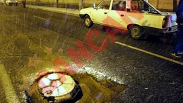 Zeci de masini avariate intr-o groapa