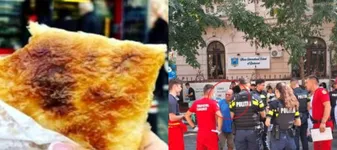 „Războiul merdenelelor” a escaladat! Bătaie cu spray cu piper la coada de la patiseria din Amzei. Au intervenit Poliția și Salvarea