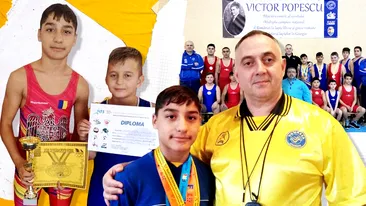 El e micul luptător de aur din Giurgiu care “vânează” o medalie olimpică